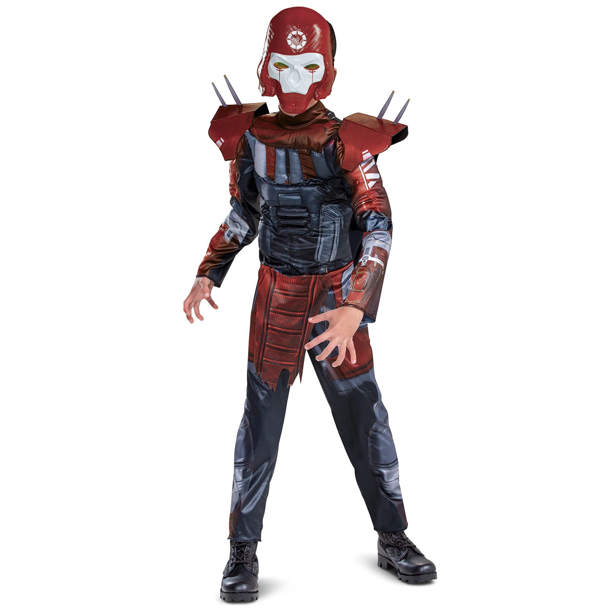Disguise Revenant Costume for Kids, Official Apex Legends Costume Outfit and Headpiece, Classic Child Size Medium (7-8)