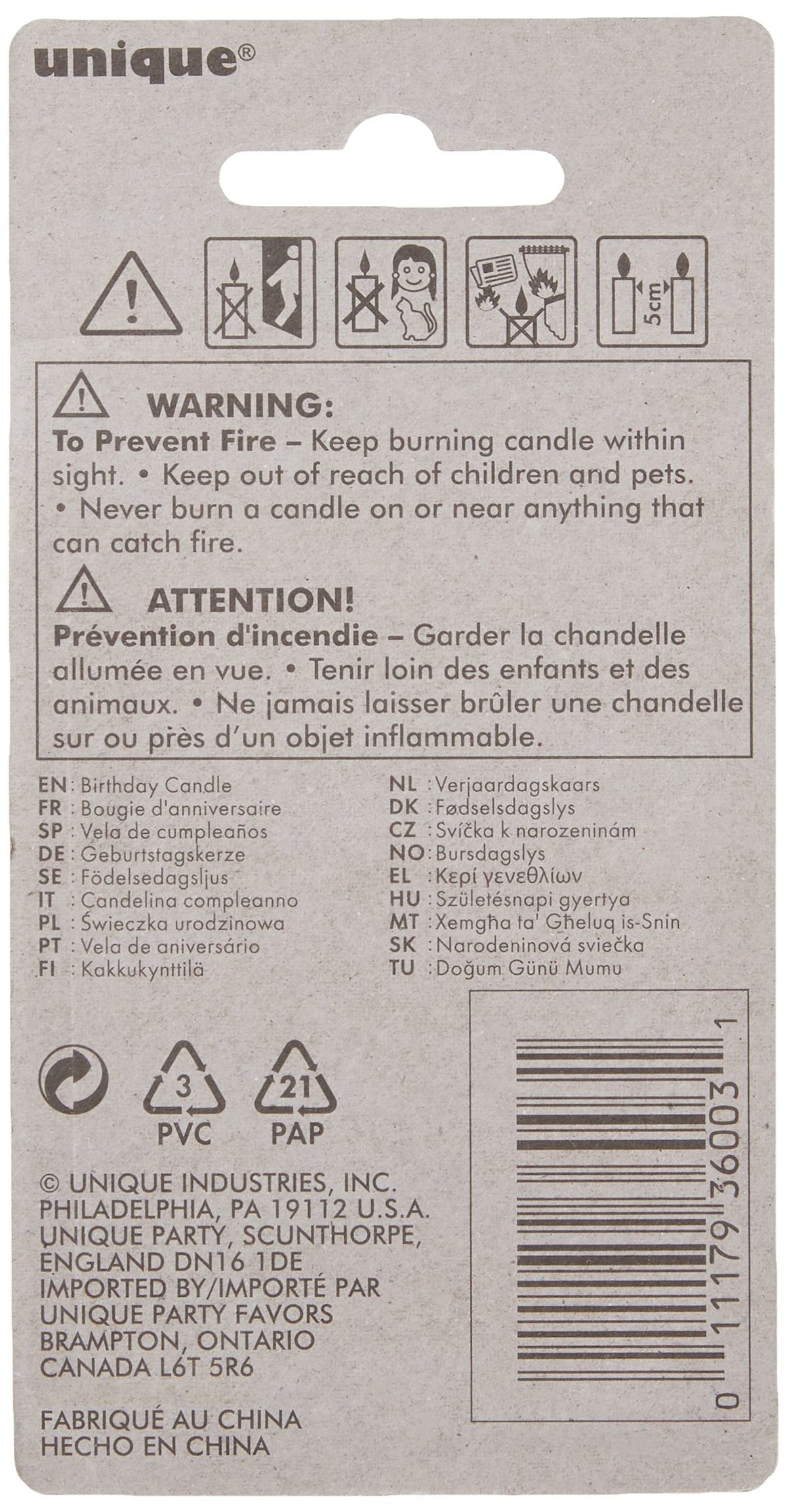 Birthday Candle