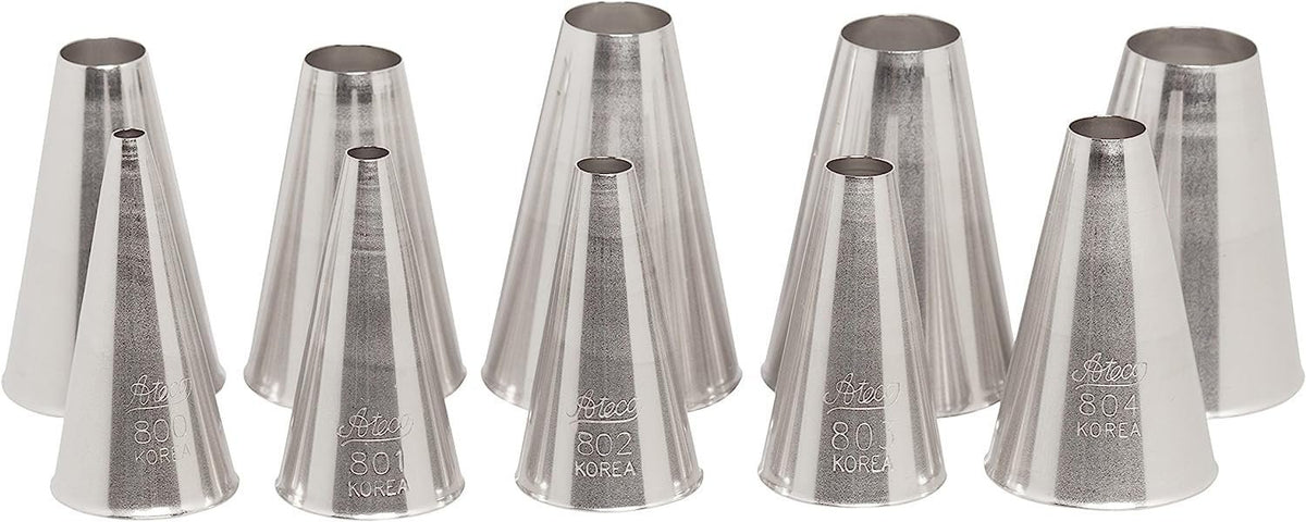 Ateco Piece Plain Tube Set