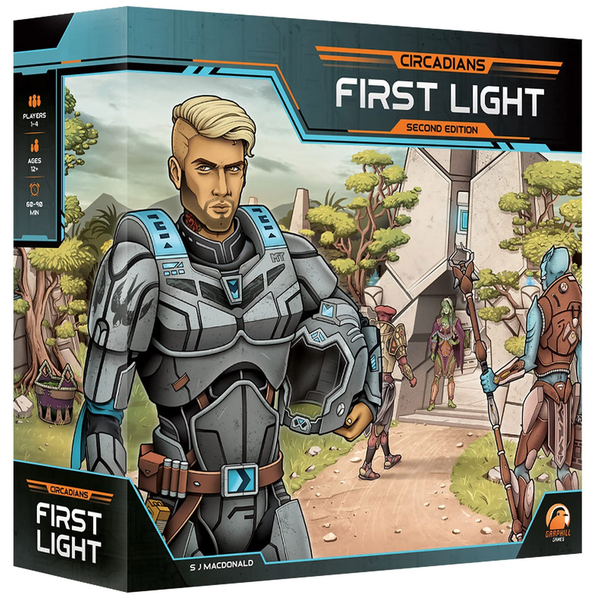 Renegade Game Studios Circadians: First Light Second Edition - Strategy Boardgame, Ages 14+, 1-4 Players, 60-90 Min