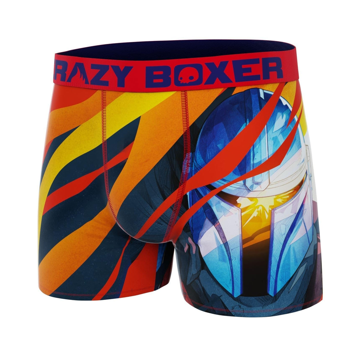 CRAZYBOXER Men's Underwear The Mandalorian Lightweight Distortion-free Boxer Brief Breathable
