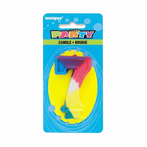 Rainbow Birthday Candle