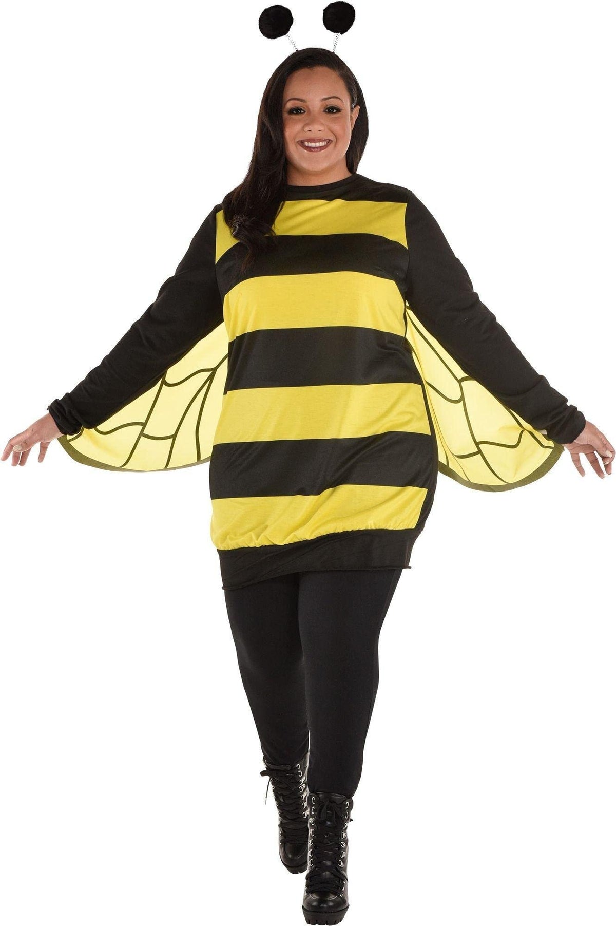 Amscan womens Black & Yellow Queen Bee Costume Set - Perfect for Parties & Themed-events