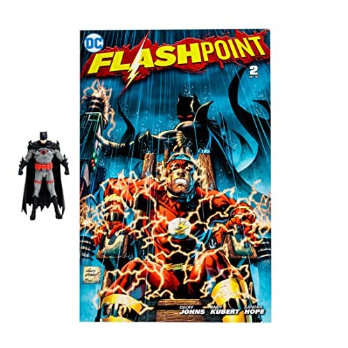 McFarlane Toys - DC Direct Page Punchers Aquaman 3in Figure with Flashpoint Comic