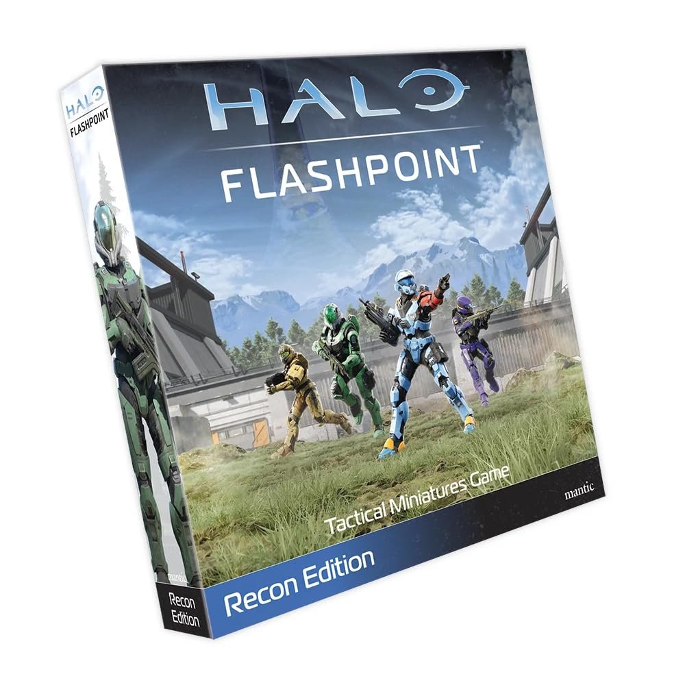 Halo: Flashpoint (Recon Edition) Tabletop Miniatures Game - Lead Spartan Fireteams! Fast-Paced Tactical Skirmish Game for Kids &amp; Adults, Ages 13+, 2 Players, 60 Min Playtime, Made by Mantic Games