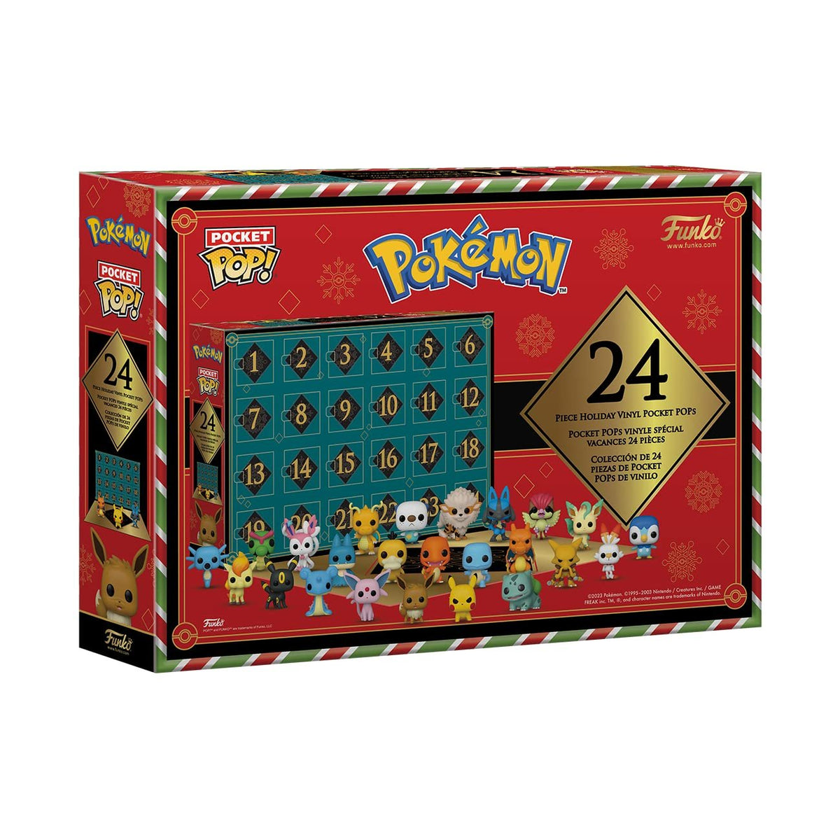 Funko Pop! Advent Calendar: Pokemon - 24 Days of Surprises - Collectible Vinyl Mini Figures - Mystery Box - Gift Idea - Holiday Present for Girls, Boys & Kids - Christmas Countdown