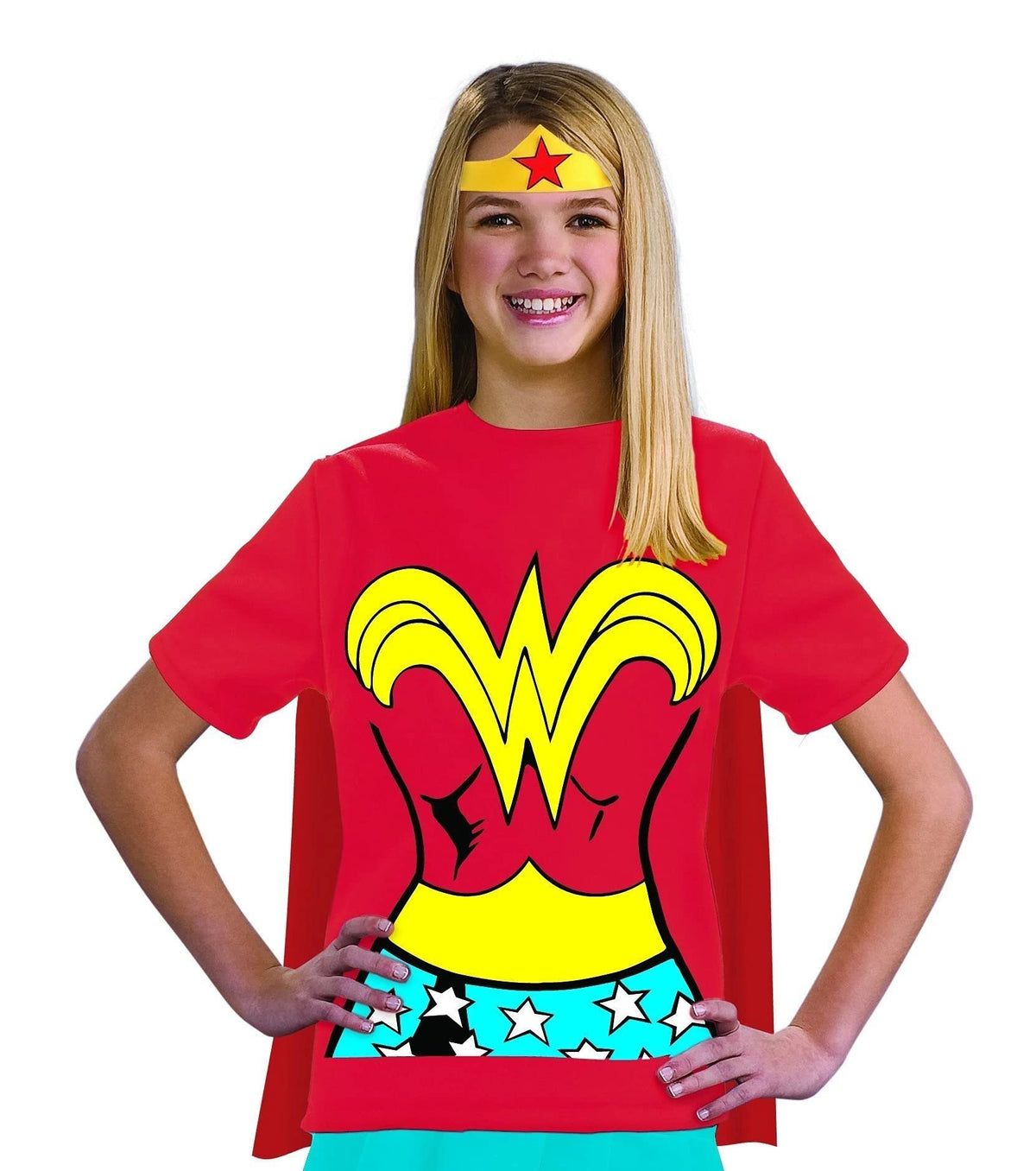 Justice League Child&#39;s Wonder Woman 100% Cotton T-Shirt