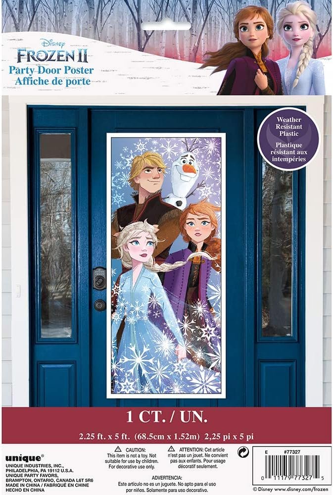 FROZEN 2 DOOR POSTER 27"X60"