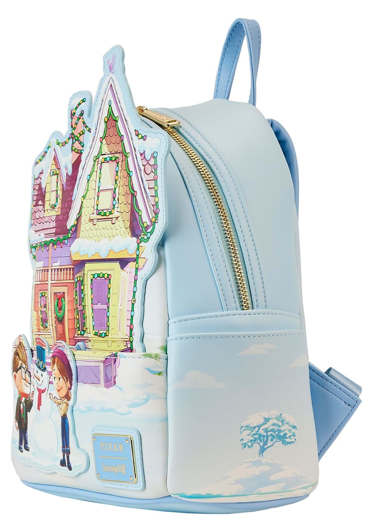 Loungefly Disney Pixar Up House Christmas Lights Mini Backpack Disney