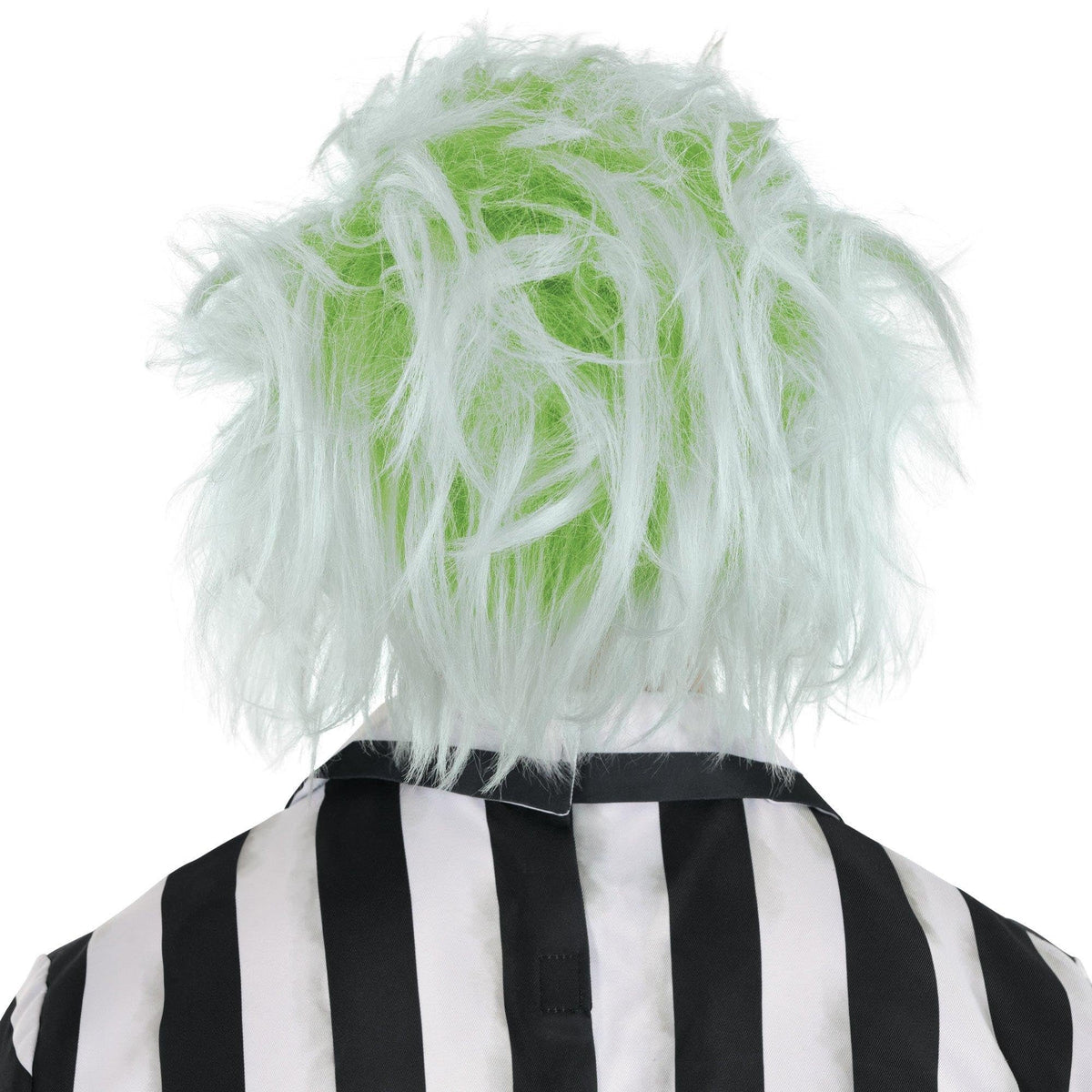Party City Beetlejuice Wig Costume Accessory for Adults - Costume Includes Wacky Wig with Green & Gray Hair Color - Costumes for Halloween, Birthday Parties, & Themed Events