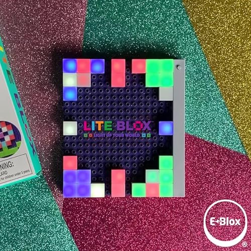 E-Blox Lite Blox STEM Builder Kit, Colorful LED Lights