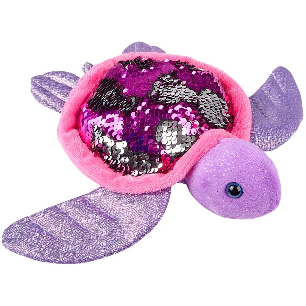 Rhode Island Novelty Charming Sequin Sea Turtle - 10" (1 Pc.) - Flip Sequin Design, Ideal Display Item & Gift for Kids