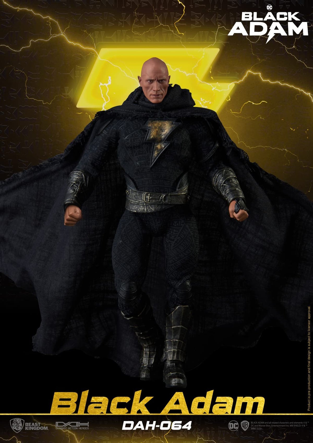 BEAST KINGDOM CO., LTD Black Adam: Black Adam DAH-064 Dynamic 8-ction Heroes Action Figure