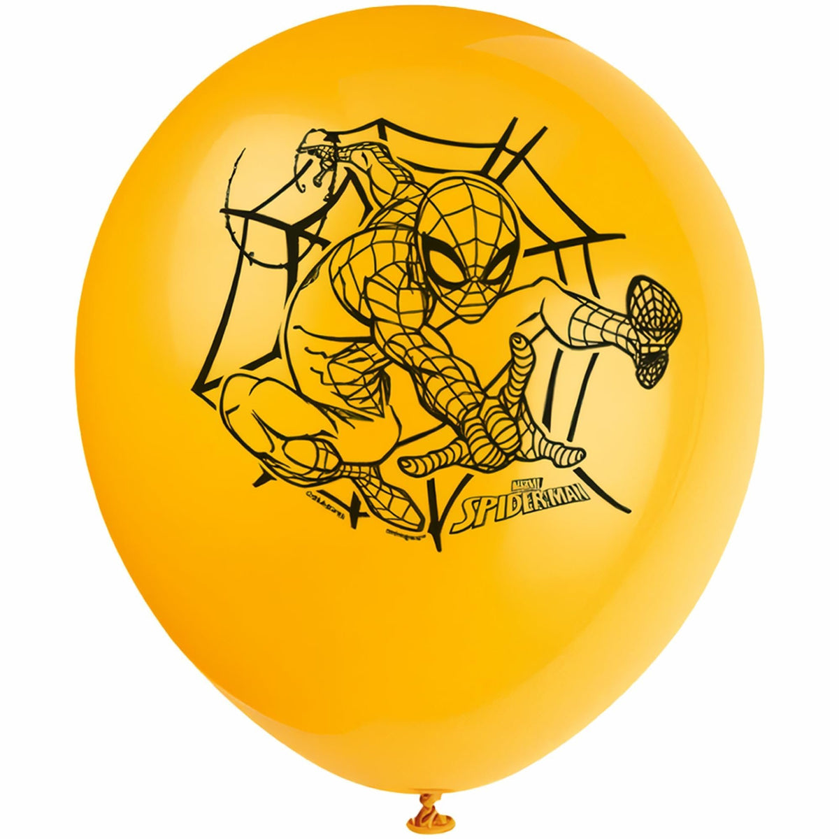 Spider-Man Party Latex Balloons - 12&quot; | Assorted Colors | 8 Pcs