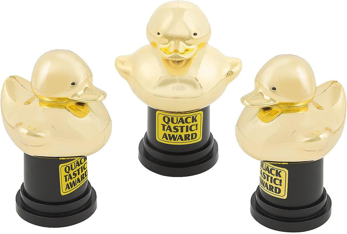 Fun Express Quacktastic Gold Rubber Duck Awards