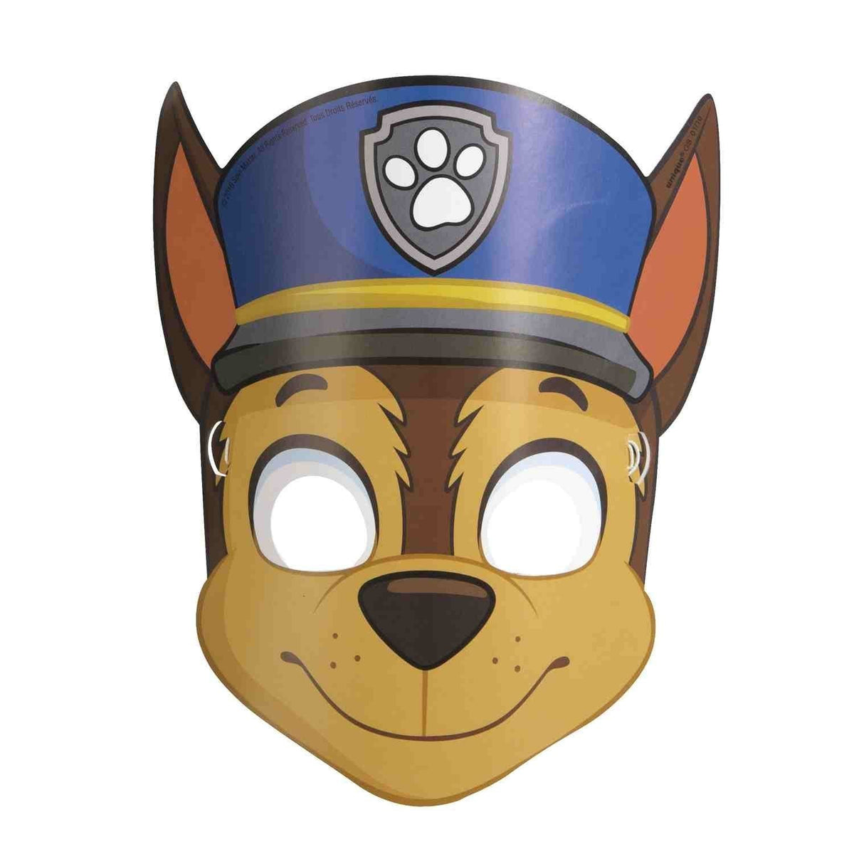 Assorted Paw Patrol Party Paper Masks (Pack Of 8) - Durable & Fun Party Favors & Gifts For Kids, Great For Themed Parties & Events - One Size Fits Most