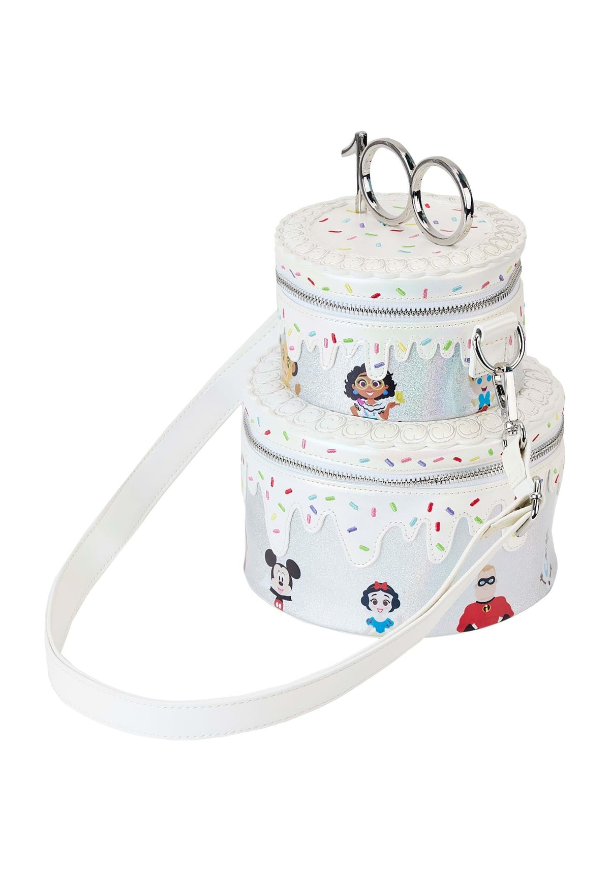 Loungefly Disney 100 Celebration Cake Crossbody Bag Disney 100