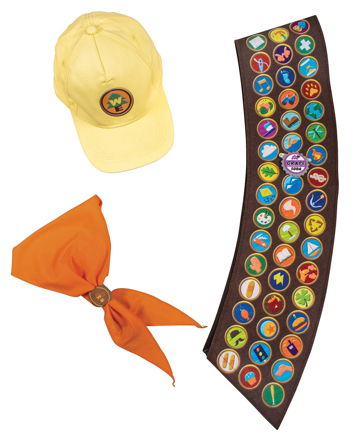 Disguise Men&#39;s Disney Pixar Up Russell Costume Accessory Kit, Adult Size