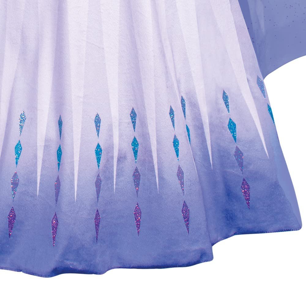 Disguise womens Elsa Costume, Official Disney Frozen 2 Elsa Apparel Dress Adult Sized Costumes, White &amp; Blue, Medium 8-10 US