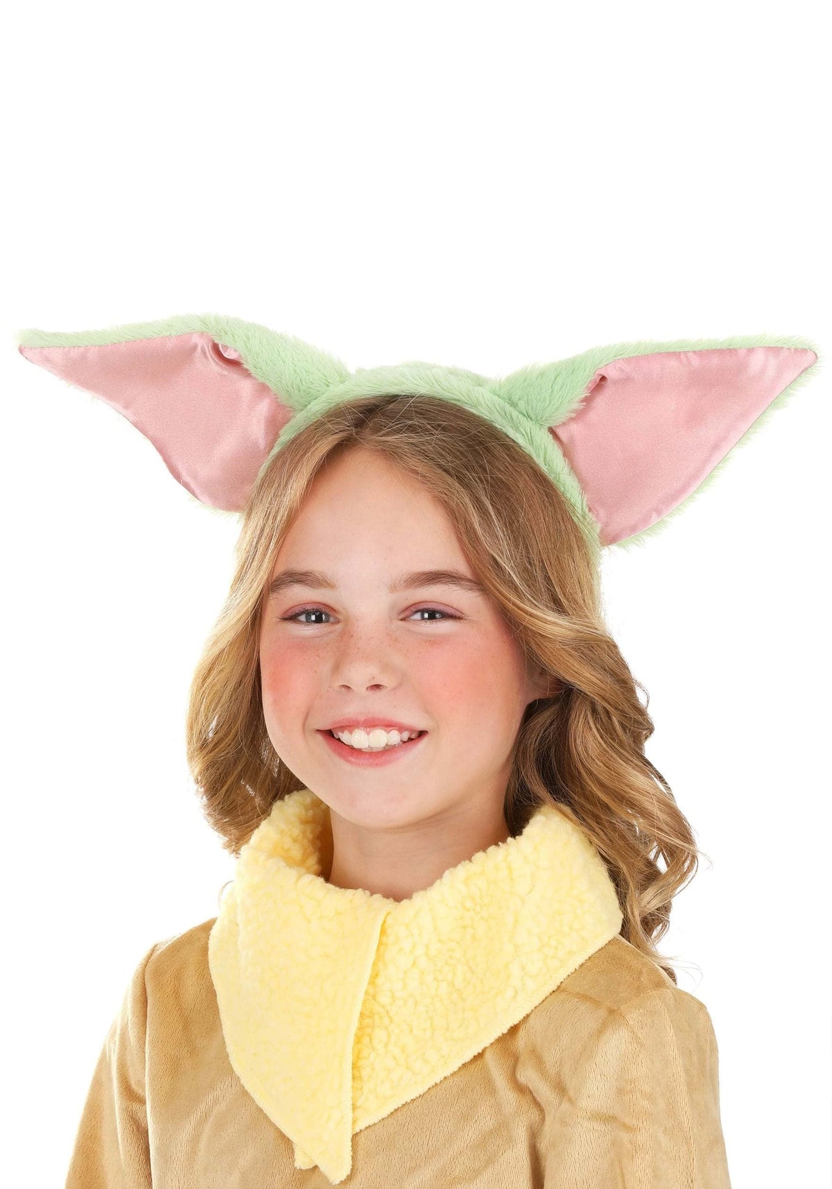 Star Wars Girls Grogu Ears Headband, Halloween Costume Accessory for Children, Kids - Officially Licensed