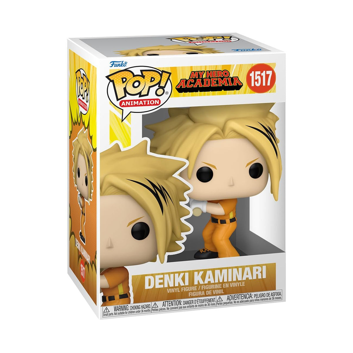 Funko POP! Animation: My Hero Academia (MHA) - Hero League Baseball - Denki Kaminari - Collectable Vinyl Figure - Gift Idea - Official Merchandise - for Kids & Adults - Anime Fans