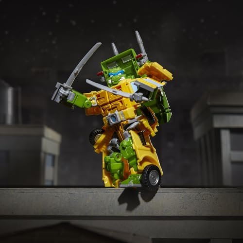 Transformers Collaborative Teenage Mutant Ninja Turtles x Toy Party Wallop, 7-inch Action Figure, 8+