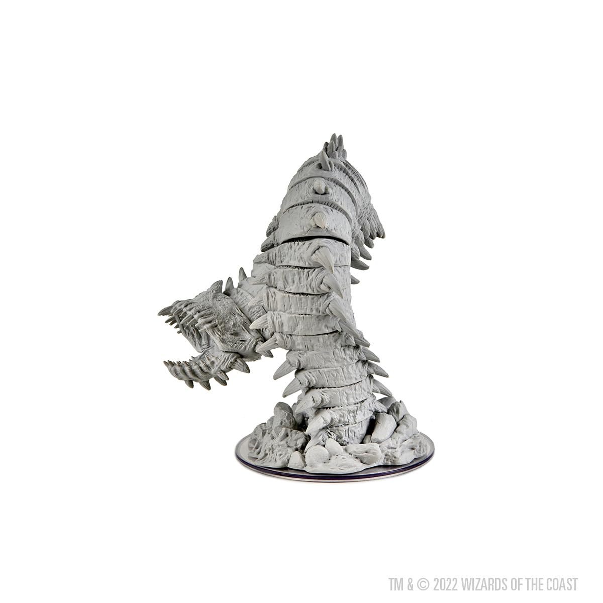WizKids D&D Nolzur's Marvelous Miniatures: Purple Worm - Unpainted Figure, RPG, Dungeons & Dragons