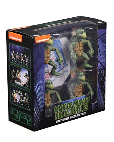 NECA - Teenage Mutant Ninja Turtles (1990 Movie) - 1/4 Scale Action Figures - Baby Turtles Set