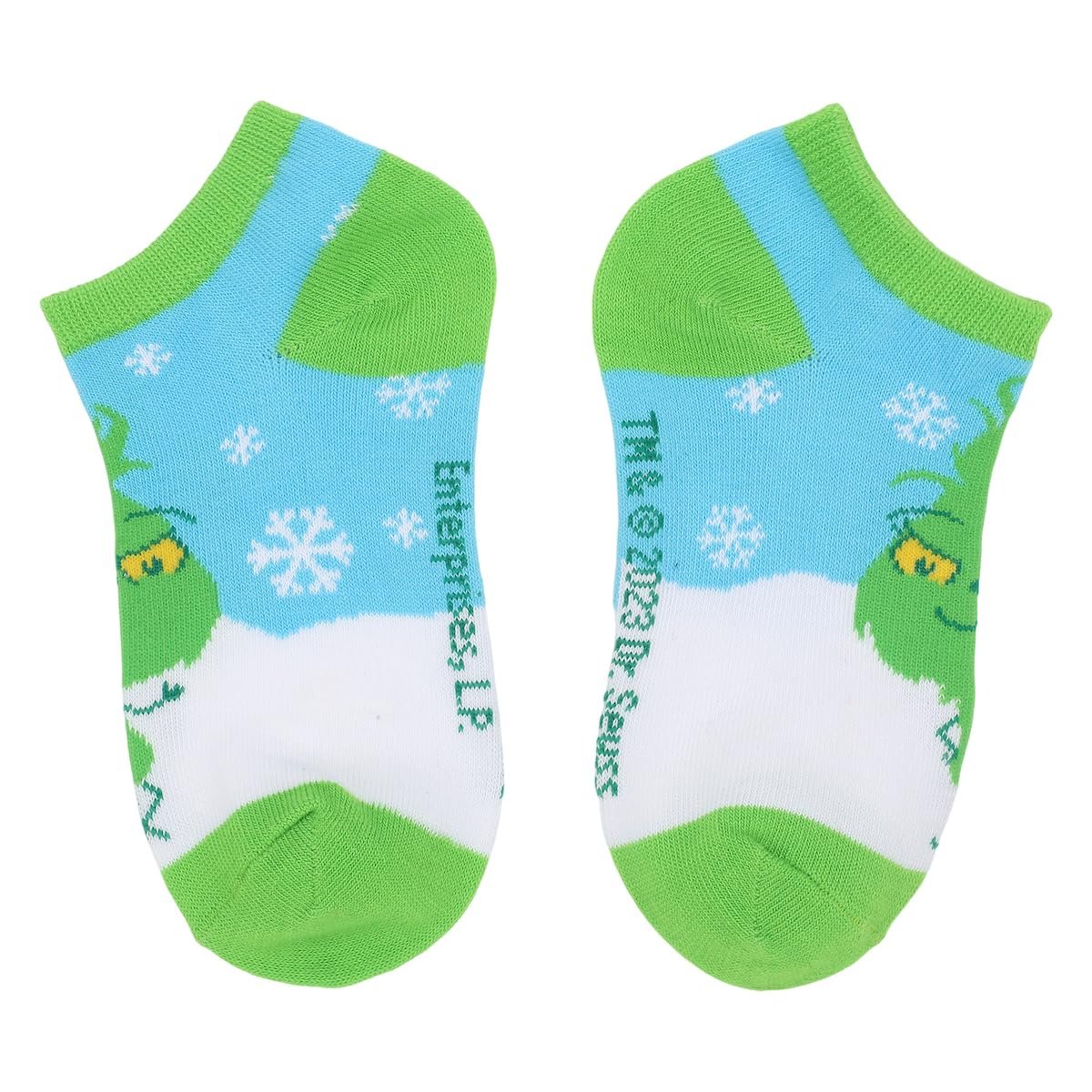 Bioworld Youth Grinch Ankle Socks 6-Pack