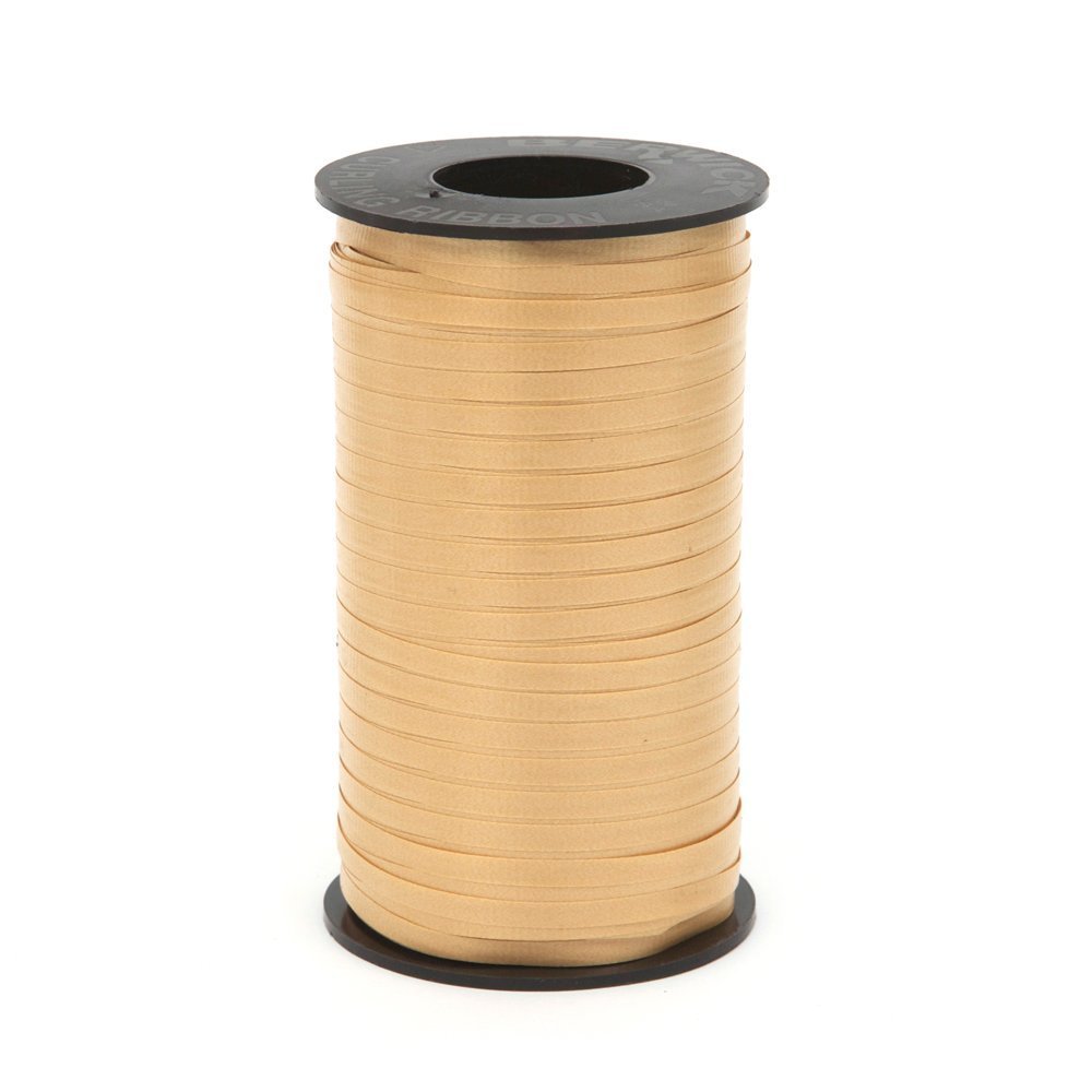 Berwick 1 15 Splendorette Crimped Curling Ribbon, 3/16-Inch Wide by 500-Yard Spool, Gold,1 Pack