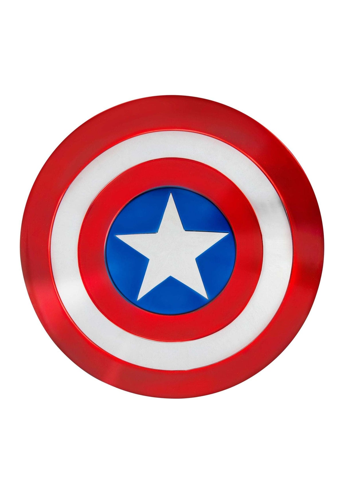 Marvel Boys Captain America 12&quot; Shield, Kids Avengers Halloween Costume Accessory, Child - Officially Licensed