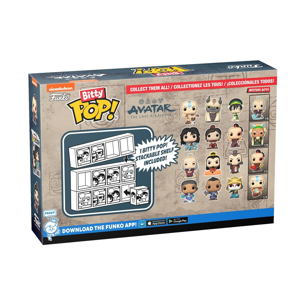 Funko Bitty Pop!: Avatar: The Last Airbender Mini Collectible Toys 4-Pack - Katara, Sokka, Suki & Mystery Chase Figure (Styles May Vary)