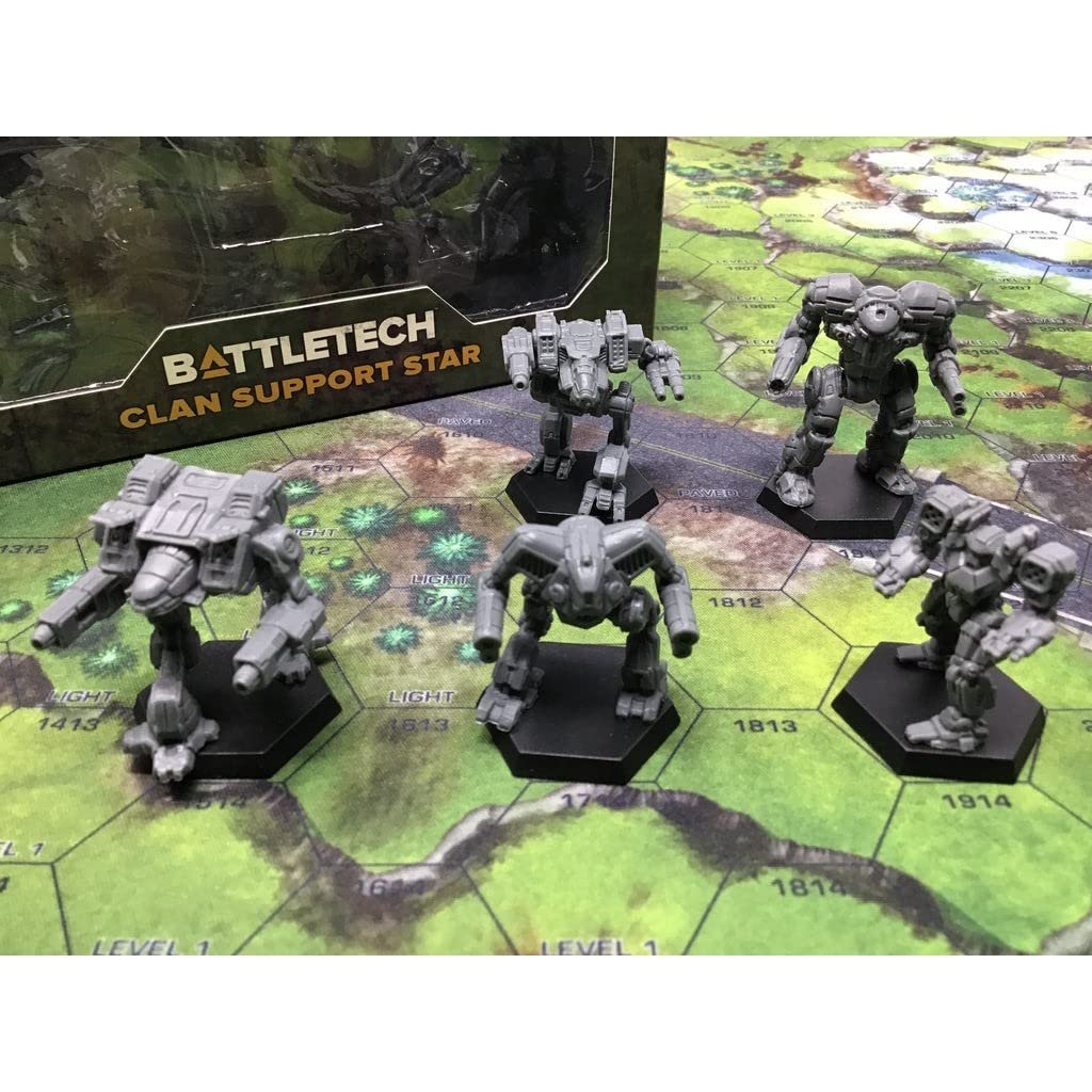 Catalyst Game Labs BattleTech Mini Force Pack: Clan Support Star