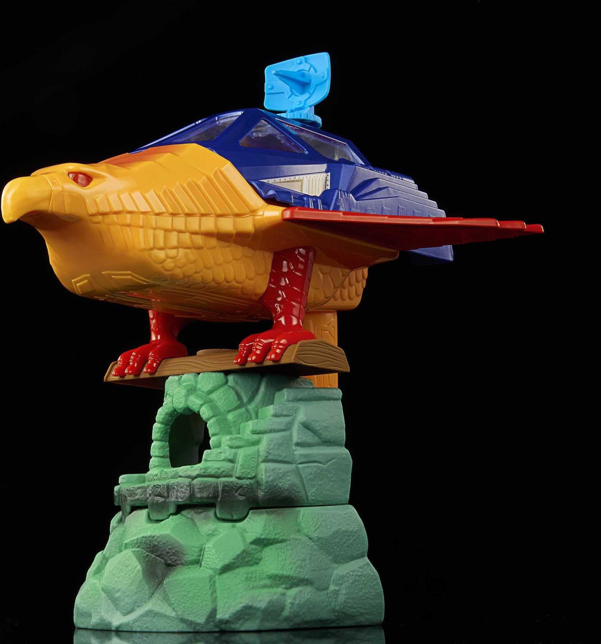 Masters of the Universe Origins Playset with Toy Plane & Accessories, Point Dread Mystical Outpost & Talon Fighter Jet, 5.5-inch Scale