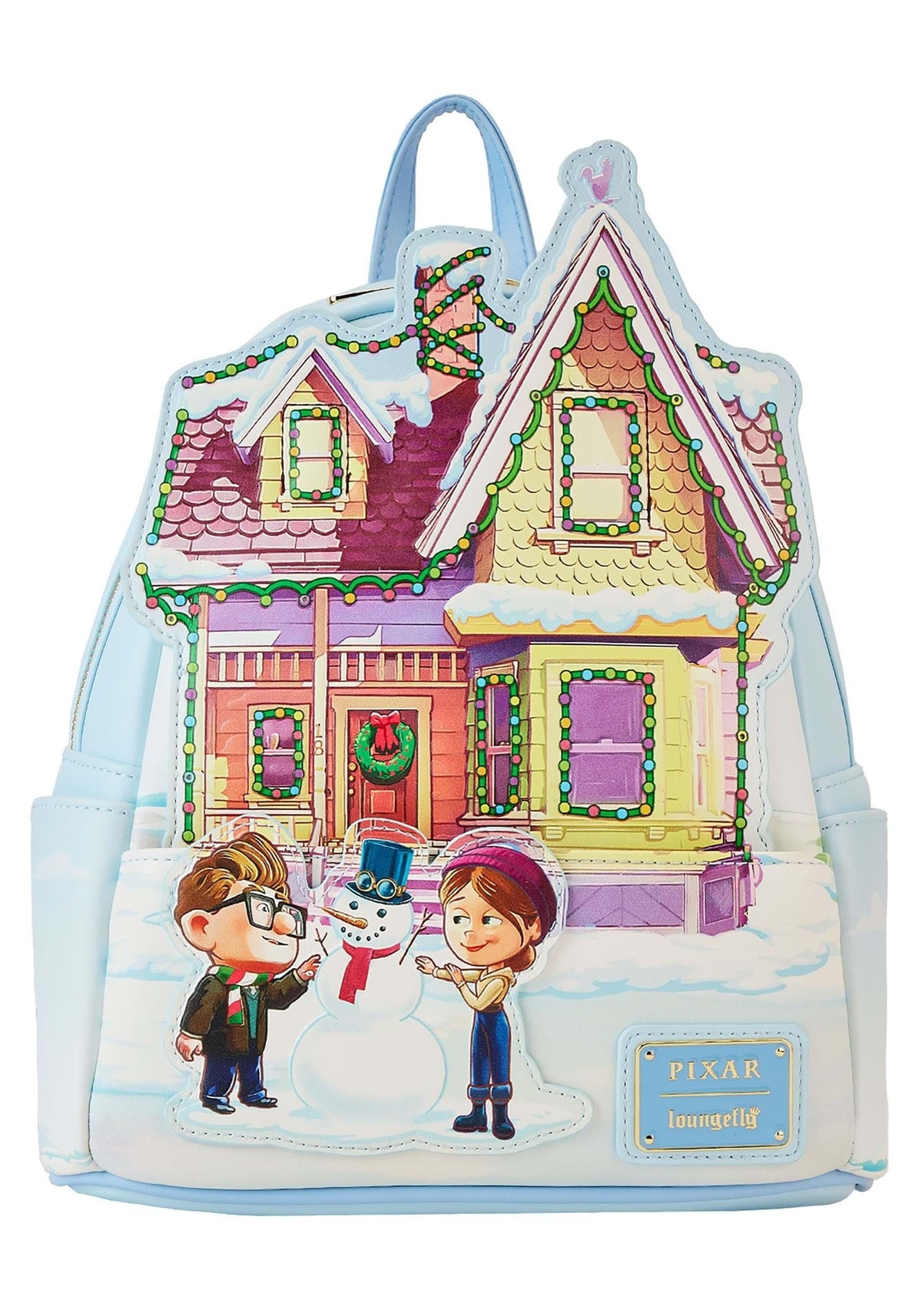 Loungefly Disney Pixar Up House Christmas Lights Mini Backpack Disney