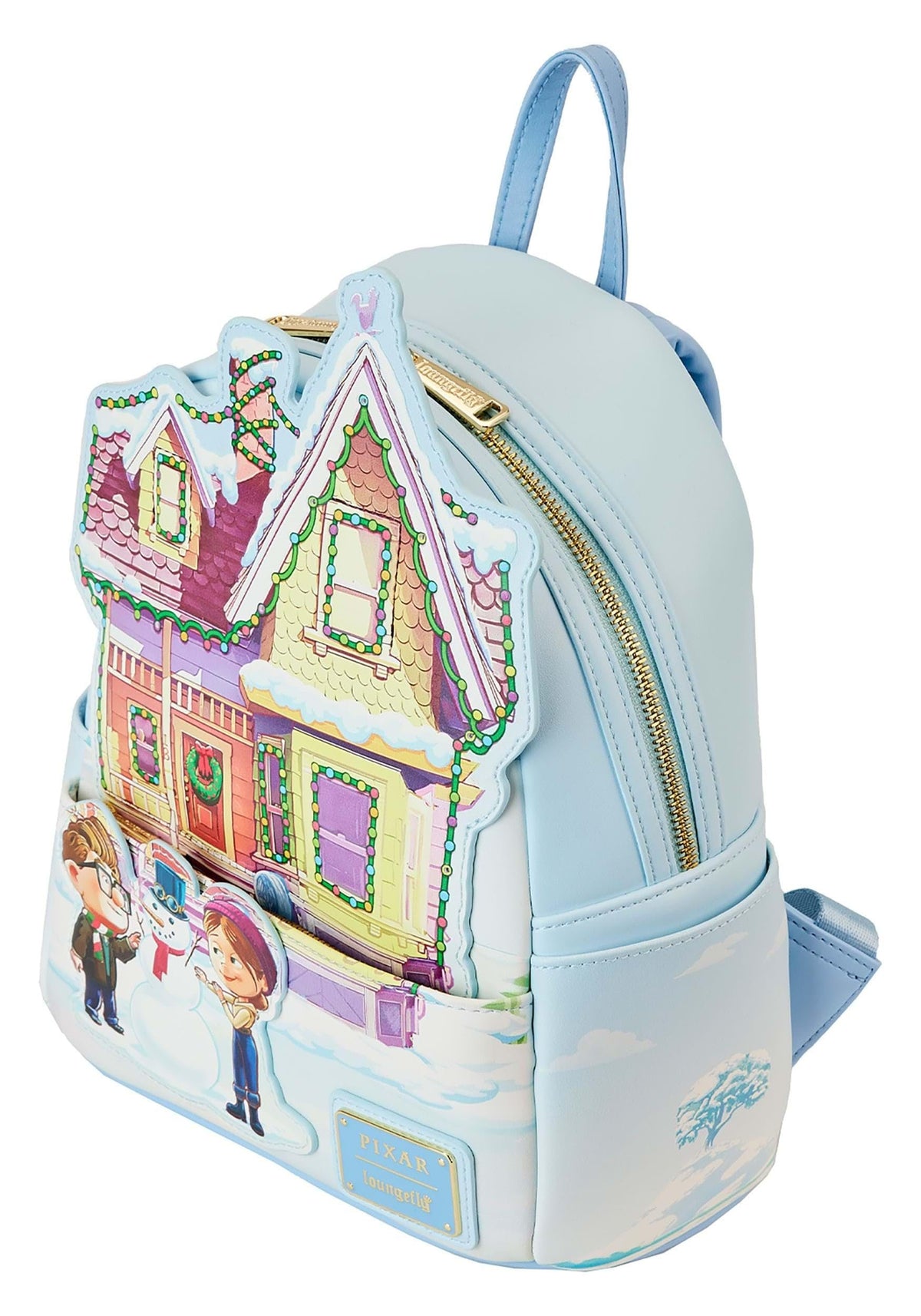Loungefly Disney Pixar Up House Christmas Lights Mini Backpack Disney