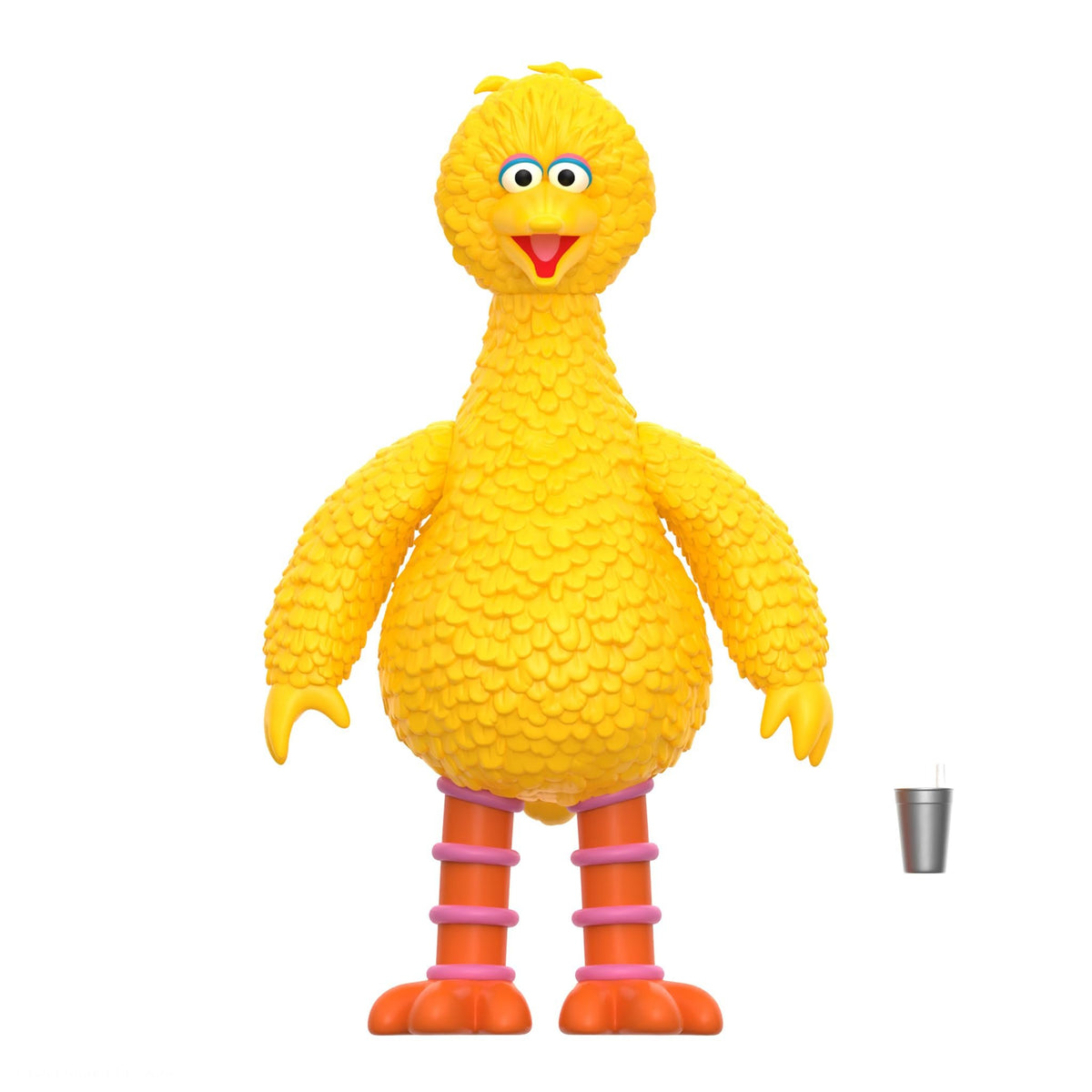 Super7 Sesame Street Big Bird - 3.75" Sesame Street Action Figure with Accessory Collectibles and Retro Toys