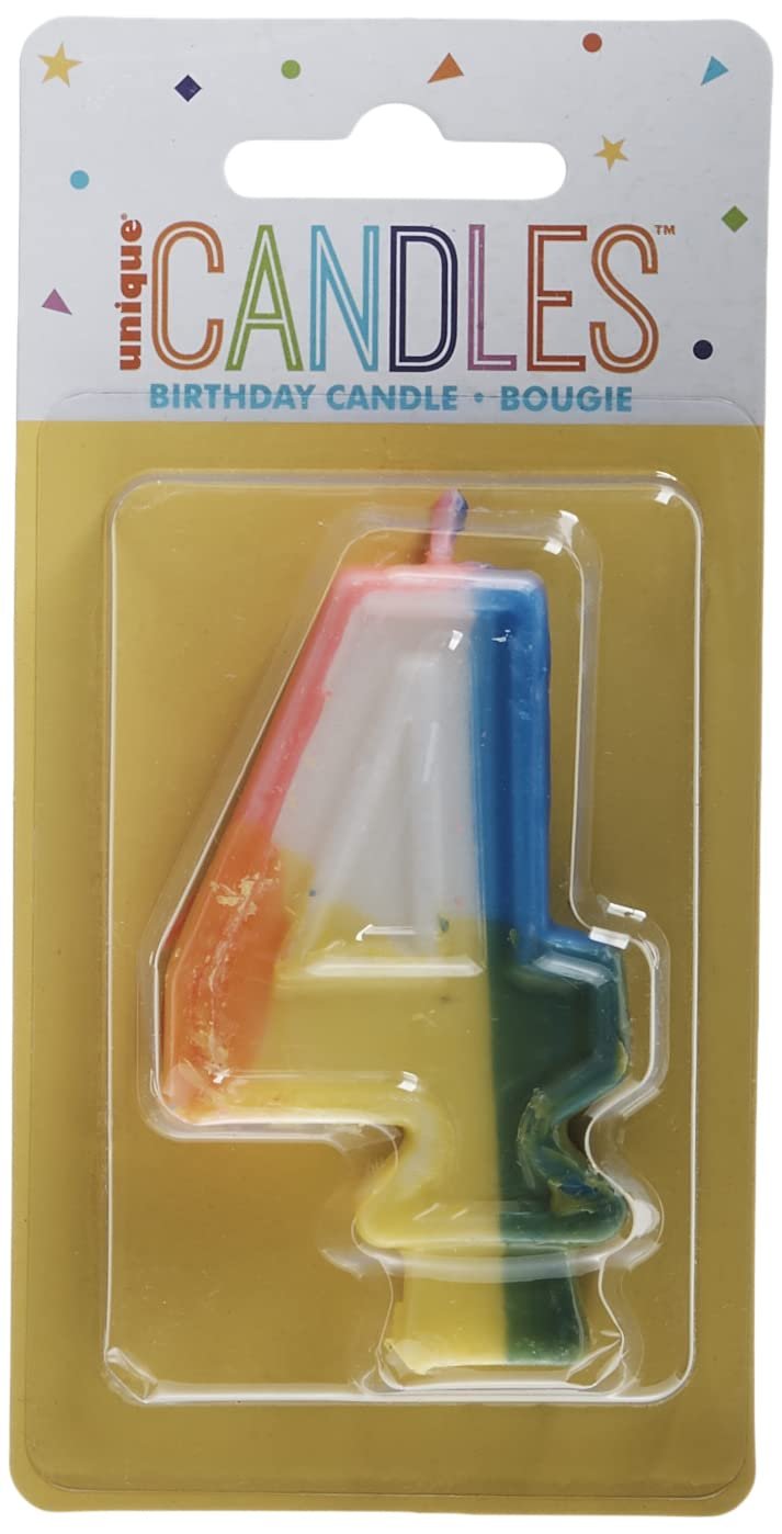 Rainbow Birthday Candle