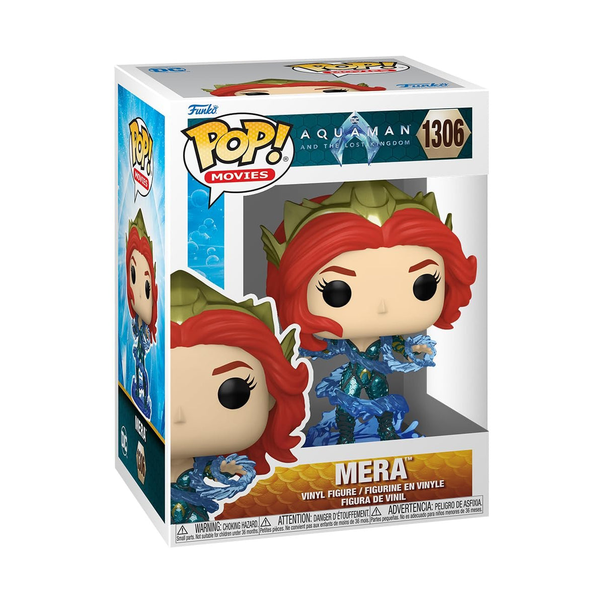 Funko POP! Movies: DC - Mera - Aquaman - Collectable Vinyl Figure - Gift Idea - Official Merchandise - for Kids & Adults - Movies Fans - Model Figure for Collectors and Display