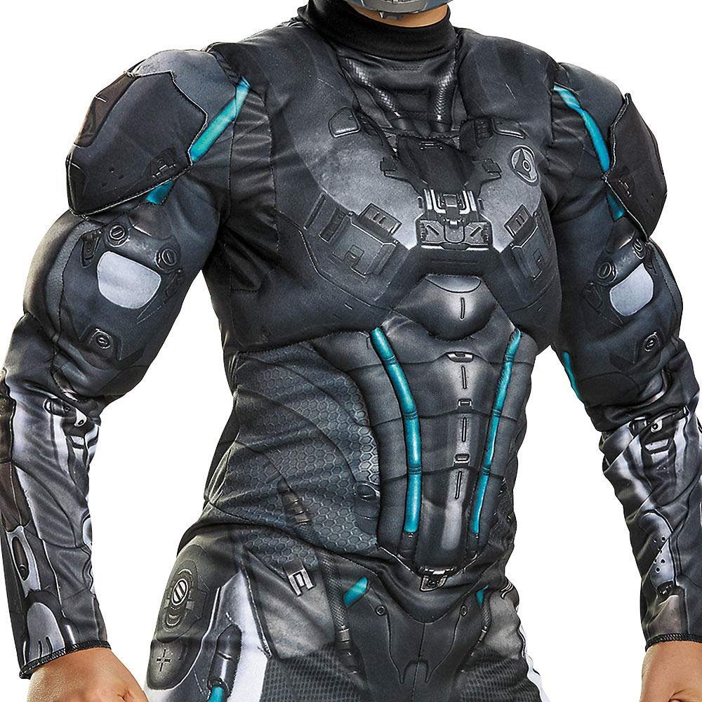 Spartan Locke Classic Muscle Halo Microsoft Costume, Small/4-6 Black