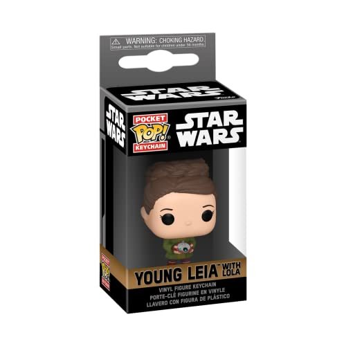 Funko POP! Keychain: OBI-Wan Kenobi - Trudeau - Young Leia Organa - Star Wars Novelty Keyring - Collectable Mini Figure - Stocking Filler - Gift Idea - Official Merchandise - TV Fans - Backpack Decor
