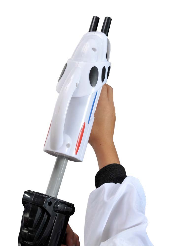Aeromax Astronaut Space Pack Super Water Blaster with Fully Adjustable Straps for Comfort and Control., White/Black with Red and Blue Accents