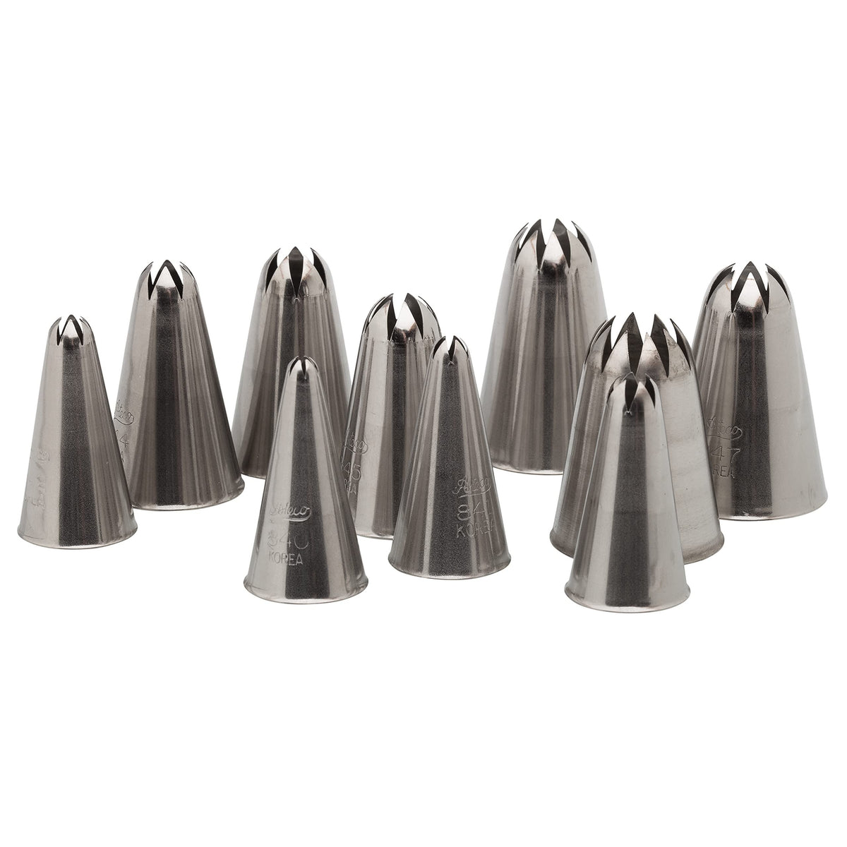 Ateco Piece Plain Tube Set