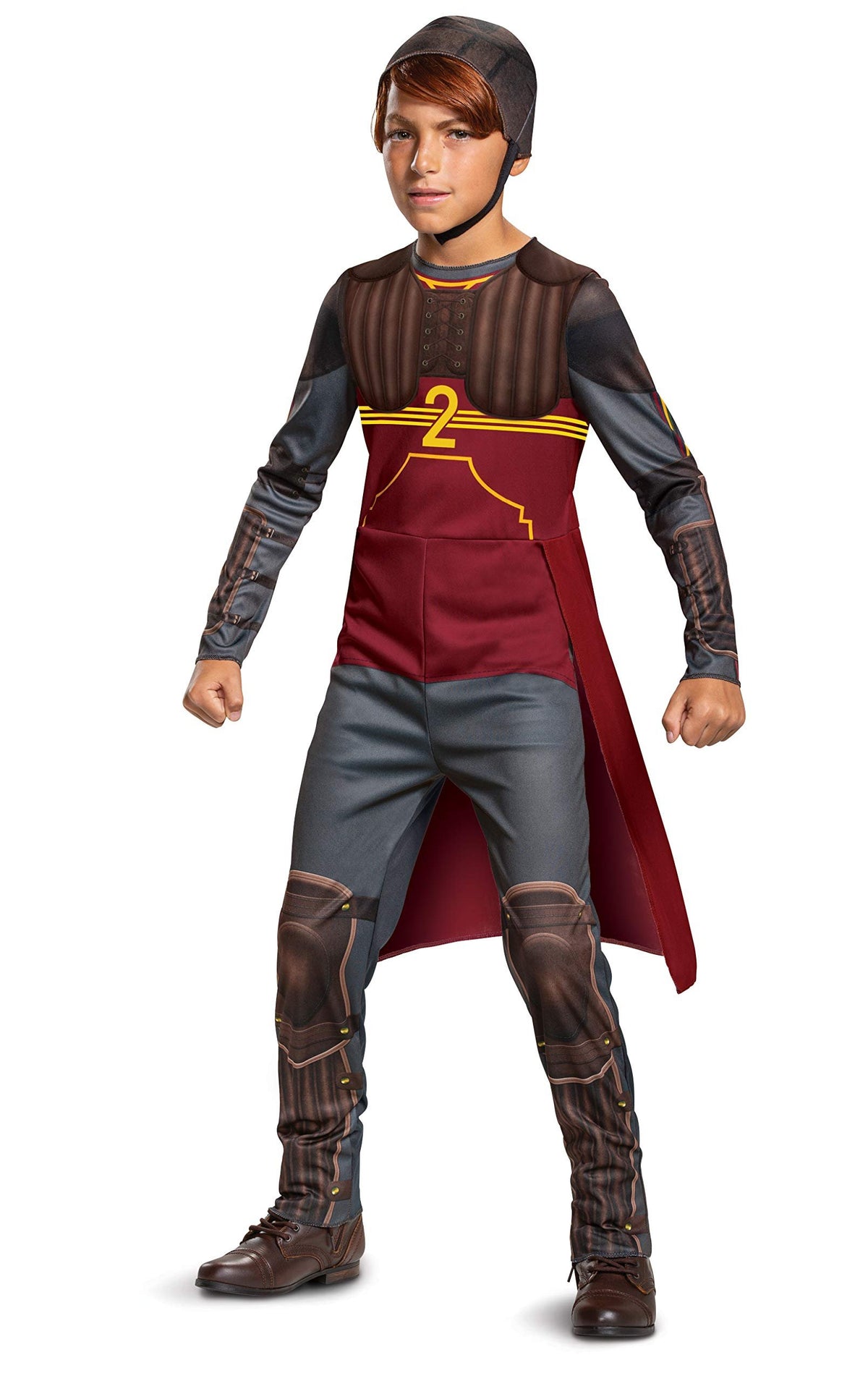 Ron Weasley Quidditch Costume for Kids, Official Wizarding World Harry Potter Boys Outfit, Child Size