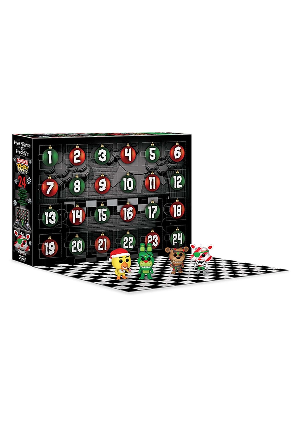 Funko Pop! Advent Calendar: Five Night At Freddy's (FNAF) - 24 Days of Surprises - Collectible Vinyl Mini Figures - Mystery Box - Gift Idea - Holiday Present for Kids - Christmas Countdown