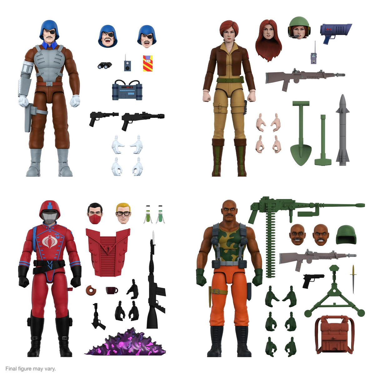Super7 G.I. - ULTIMATES! 7 in Action Figure Collection