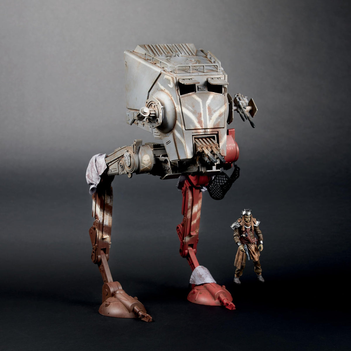 STAR WARS The Vintage Collection The Mandalorian at-ST Raider Toy Vehicle with Figure, Toys for Kids Ages 4 and Up