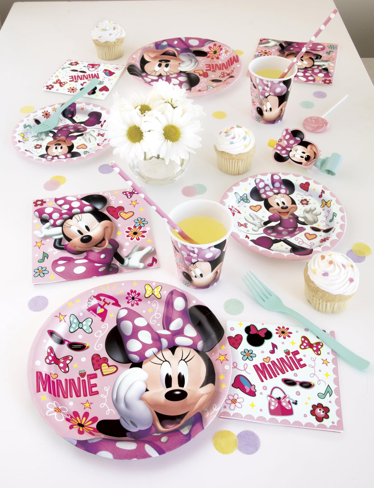 Minnie Mouse Party Temporary Tattoos | Assorted Designs | 24 Pcs