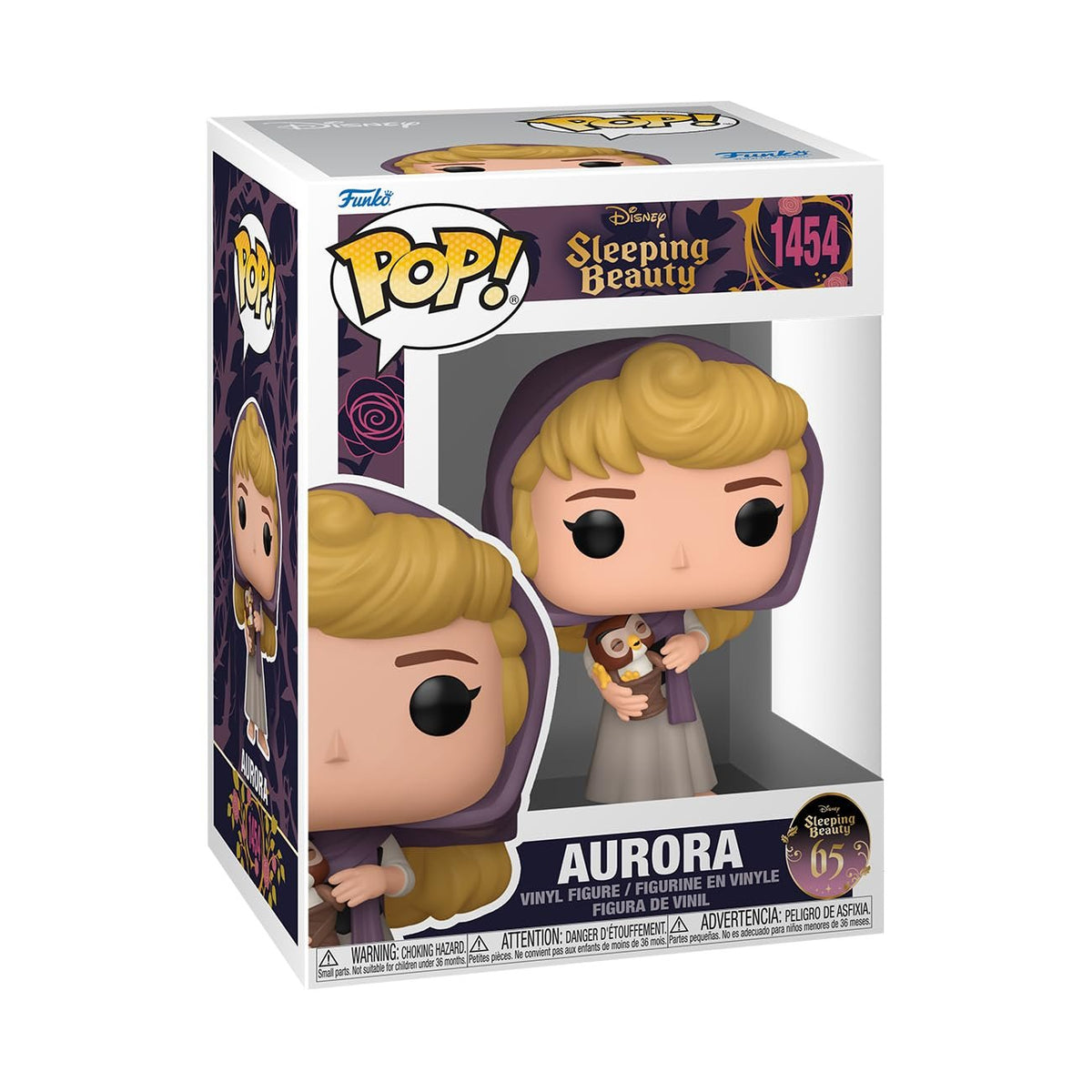 Funko POP! Disney: Sleeping Beauty 65th Anniversary - Aurora with Owl - Collectable Vinyl Figure - Gift Idea - Official Merchandise - for Kids & Adults - Movies Fans - Model Figure for Collectors