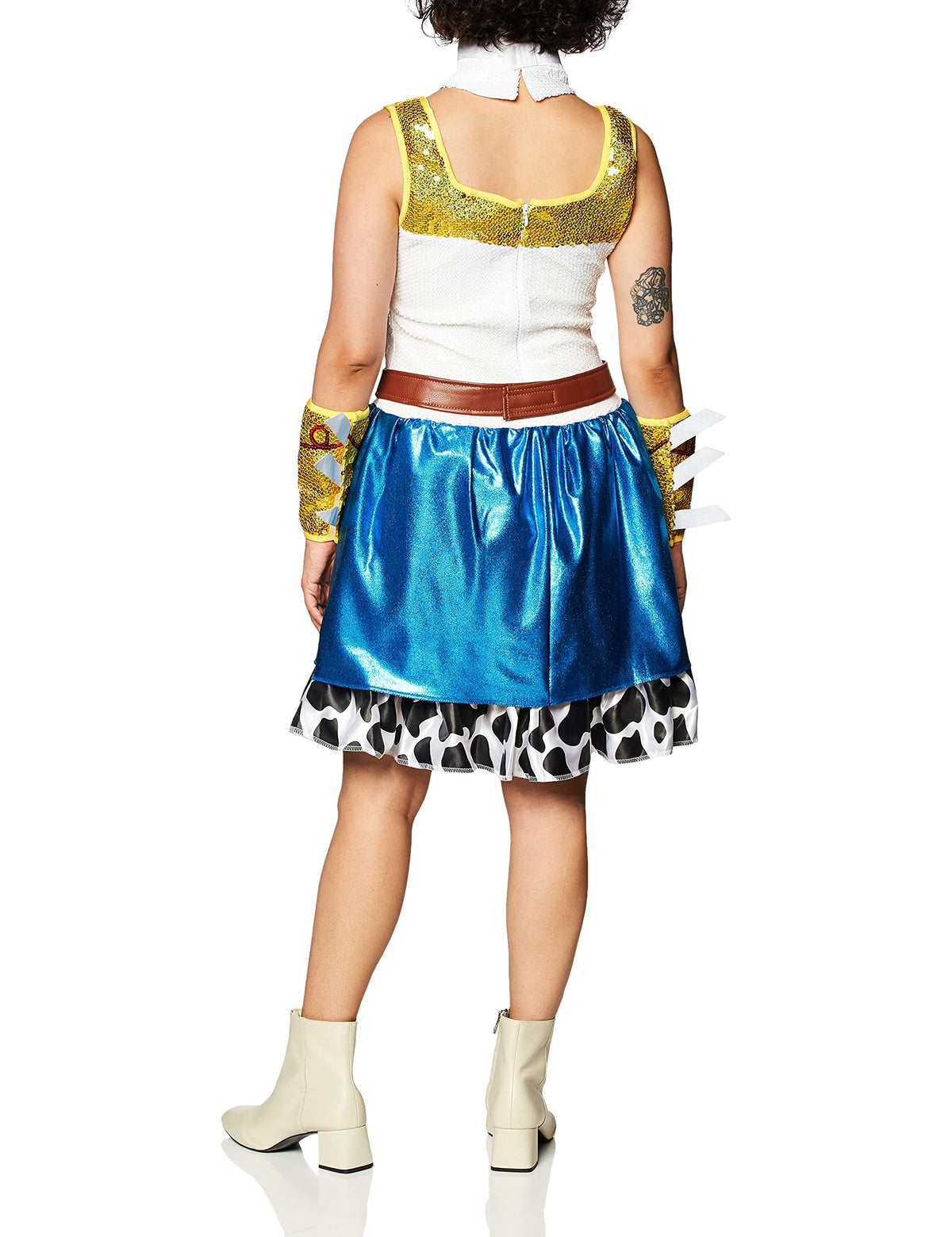 Disguise Disney Pixar Toy Story Jessie Glam Womens Adult Costume, Blue/White/Yellow/Black, X-Large/18-20